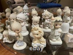 Precious Moments Lot Figurines In Orig 1980s-1990s Vintage
