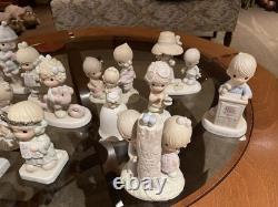 Precious Moments Lot Figurines In Orig 1980s-1990s Vintage