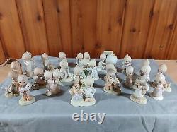 Precious Moments Lot Of 21 Figurines, Vintage