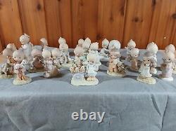 Precious Moments Lot Of 21 Figurines, Vintage