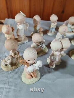 Precious Moments Lot Of 21 Figurines, Vintage