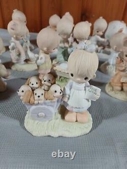 Precious Moments Lot Of 21 Figurines, Vintage