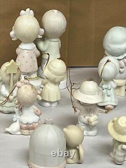 Precious Moments Lot Of 37 Figurines (31 Ceramic, 4 Crystal, 2 Trinket Boxes)