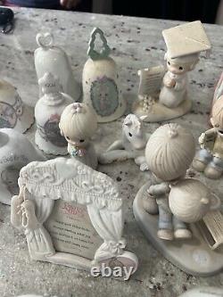 Precious Moments Lot Of 47 Figurines, Vintage great condition