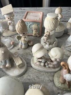 Precious Moments Lot Of 47 Figurines, Vintage great condition