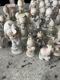 Precious Moments Lot Of 47 Figurines, Vintage great condition