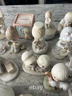 Precious Moments Lot Of 47 Figurines, Vintage great condition