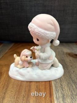 Precious Moments Lot of 10 Figurines Holiday, Christmas, Winter themed