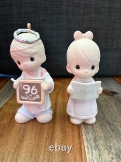 Precious Moments Lot of 10 Figurines Holiday, Christmas, Winter themed