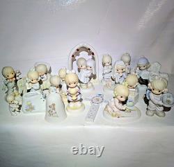 Precious Moments Lot of 20 (19 Figurines 1979-1999) (Applause Winnie Doll 1993)