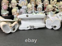 Precious Moments Lot of 23 Annual Christmas figurines Years 1998-2020 No Defects