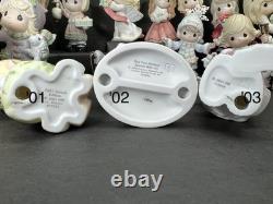 Precious Moments Lot of 23 Annual Christmas figurines Years 1998-2020 No Defects