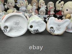 Precious Moments Lot of 23 Annual Christmas figurines Years 1998-2020 No Defects