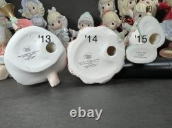 Precious Moments Lot of 23 Annual Christmas figurines Years 1998-2020 No Defects