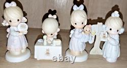 Precious Moments Lot of 4 Limited Edition & Symbol of Membership Figurines
