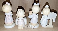 Precious Moments Lot of 4 Limited Edition & Symbol of Membership Figurines