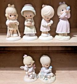 Precious Moments Lot of 6 Easter Seal Series Commemorative Figurines