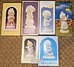 Precious Moments Lot of 6 Easter Seal Series Commemorative Figurines
