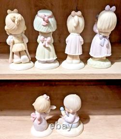 Precious Moments Lot of 6 Easter Seal Series Commemorative Figurines