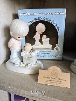 Precious Moments Lot of 7 Members Only Collection Figurines