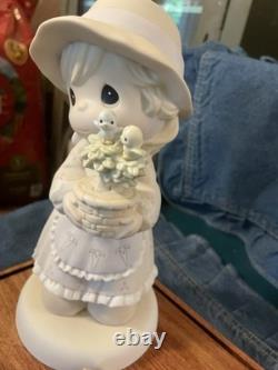 Precious Moments Love Grows Here 9 inch Figurine 1998 Limited Ed. With case Precious Moments Love Grows Here 9 inch Figurine 1998 Limited Ed. With case