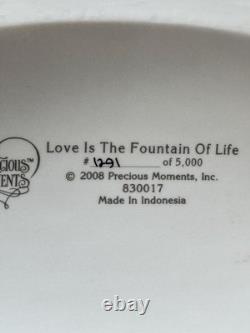 Precious Moments Love Is The Fountain Of Life Limited To 5,000 Pieces