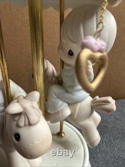 Precious Moments Love Makes The World Go Round Ltd Ed. 139475 Signed 2X
