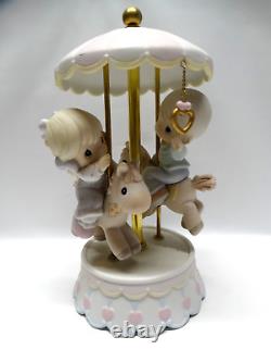 Precious Moments Love Makes the World Go Round Carousel 139475 withBox #1720