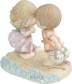 Precious Moments Love is Deeper Than The Ocean Bisque Porcelain 183001 Figurine