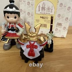 Precious Moments MAKE ME STRONG Japanese Samurai & Accessories #481688 4 Pc
