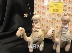 Precious Moments-MINI Nativity They Followed The Star 3 Kings On Camels 108243