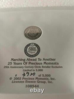 Precious Moments Marching Ahead to Another 25 Years 2002 LE 3720/5000 # 108544