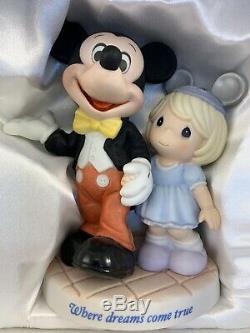 Precious Moments-Mickey Mouse-Disney Theme Park-Where Dreams Come True 790010 NI