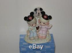 Precious Moments Mickey Mouse Happiness is Best Shared Together Porcelain Disney