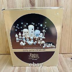 Precious Moments Mini Nativity Come Let Us Adore Him E-2395 & E-2387 Full Sets