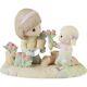 Precious Moments Mom And Daughter In Garden Figurine A Mother's Love Mak