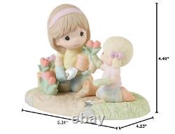 Precious Moments Mom and Daughter in Garden Figurine A Mother's Love Mak