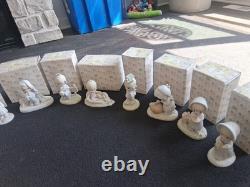 Precious Moments-Months of the Year Calendar Girl Figurines COMPLETE Set of 12