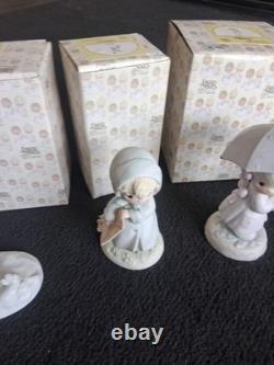 Precious Moments-Months of the Year Calendar Girl Figurines COMPLETE Set of 12
