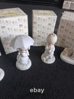 Precious Moments-Months of the Year Calendar Girl Figurines COMPLETE Set of 12