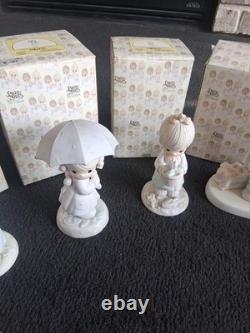 Precious Moments-Months of the Year Calendar Girl Figurines COMPLETE Set of 12