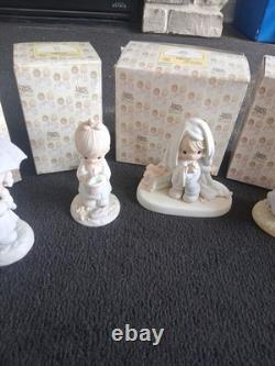 Precious Moments-Months of the Year Calendar Girl Figurines COMPLETE Set of 12