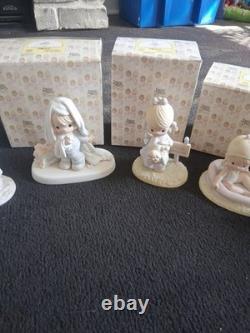 Precious Moments-Months of the Year Calendar Girl Figurines COMPLETE Set of 12
