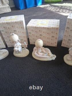 Precious Moments-Months of the Year Calendar Girl Figurines COMPLETE Set of 12