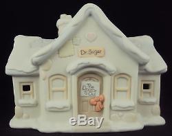 Precious Moments NIGHT LIGHT Sugar Town Doctor's Office Complete Set withBoxes