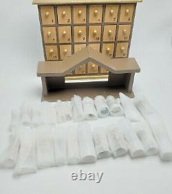 Precious Moments Nativity Advent Calendar 26-piece Set Hand Painted Figurines