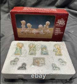 Precious Moments Nativity Come Let Us Adore Him 4 box Set 17 Pc 1982