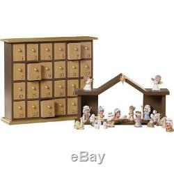 Precious Moments Nativity Figurines Advent Calendar, 26-Piece Set