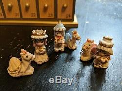 Precious Moments Nativity Figurines Advent Calendar, 27-Piece Set