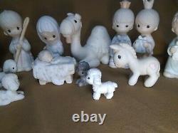 Precious Moments Nativity Figurines Base + Camel, Goat, Donkey, Wee 3 Kings